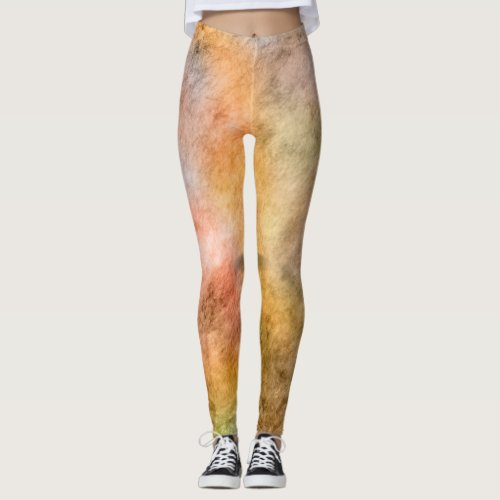 Watercolor Leggings for Spring Style