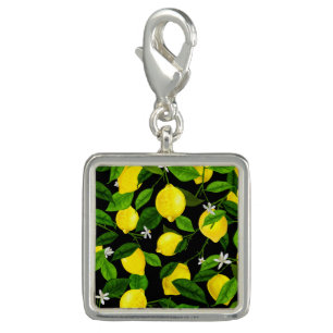 Watercolor Lemon 2 Charm