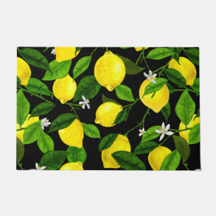 Watercolor Lemon 2 Doormat