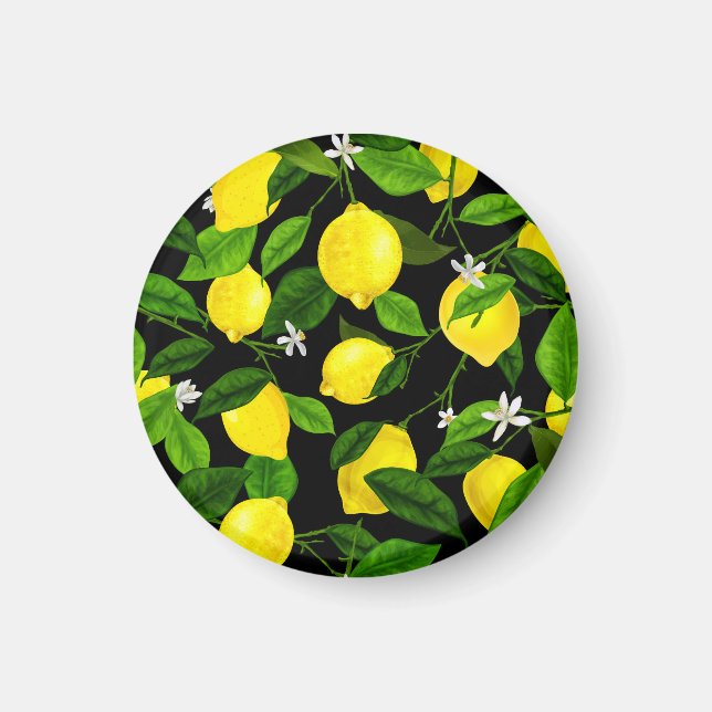 Watercolor Lemon 2 Magnet (Front)