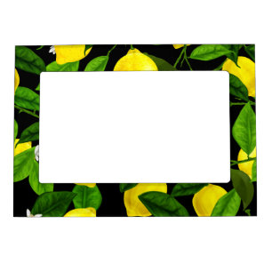 Watercolor Lemon 2 Magnetic Frame