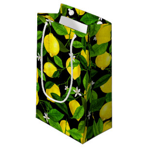 Watercolor Lemon 2 Small Gift Bag