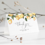 Watercolor lemon bridal shower  thank you card<br><div class="desc">Watercolor lemons bridal shower thank you card. 
Matching items available.</div>