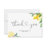 Watercolor lemon bridal shower thank you card Watercolor lemon bridal shower thank you card