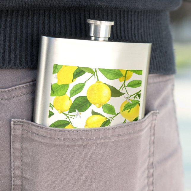 Watercolor Lemon Flask (In Situ)