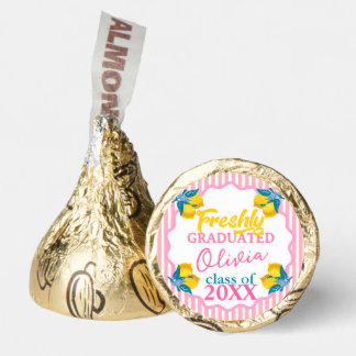 Watercolor Lemon Freshly Graduated Party Class 26  Hershey®'s Kisses®