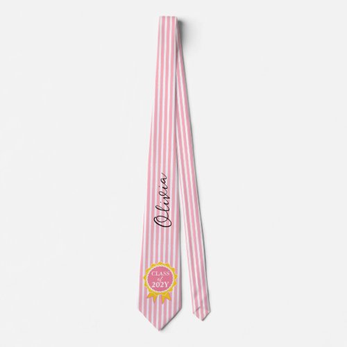 Watercolor Lemon Freshly Graduated Party Class 26  Neck Tie