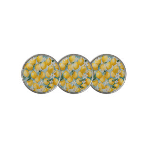 Watercolor Lemon/fruit Golf Ball Marker