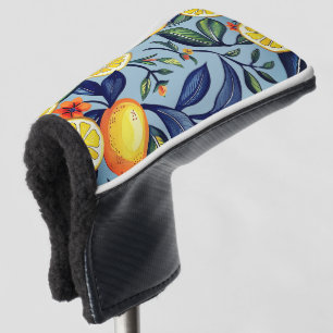 Watercolor Lemon Golf Head Cover