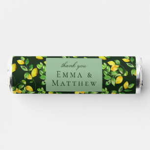 Watercolor Lemon Green Breath Savers® Mints