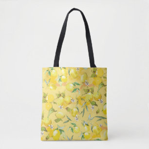 Watercolor lemon IV Tote Bag