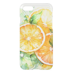 Watercolor Lemon Orange Lime Botanical Kitchen iPhone SE/8/7 Case