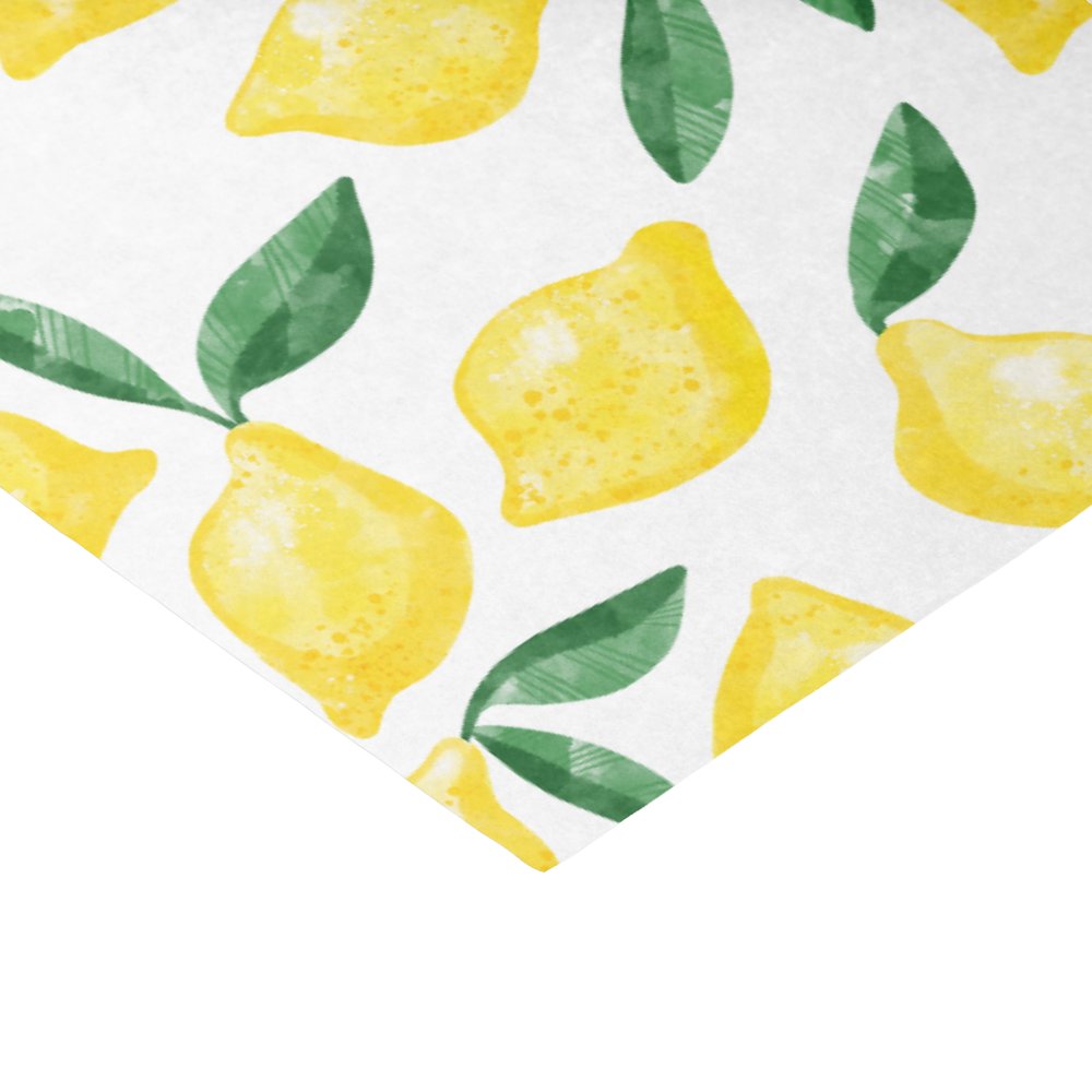 Disover Watercolor Lemon Pattern Citrus Tissue Paper