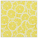 Watercolor Lemon Slices Fabric
