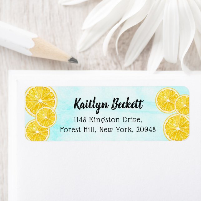 Watercolor Lemon Slices Label (Insitu)