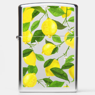 Watercolor Lemon Zippo Lighter