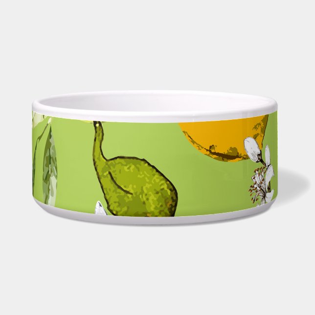 Watercolor lemons 23 bowl (Front)