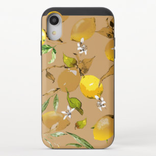 Watercolor lemons 33 iPhone XR slider case
