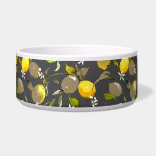 Watercolor lemons 34 bowl