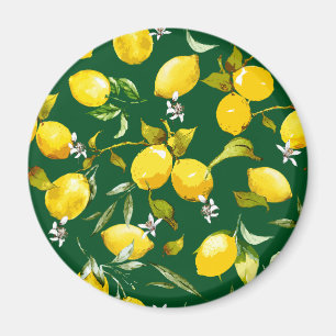 Watercolor lemons 9 magnet