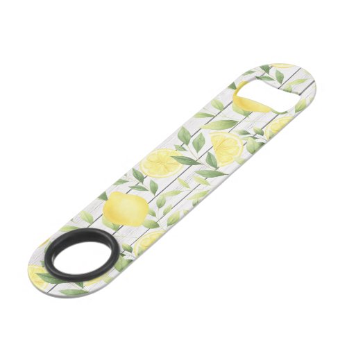 Watercolor Lemons Bar Key