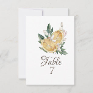 Watercolor Lemons Botanical Invitation
