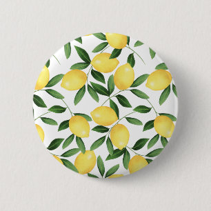 WATERCOLOR LEMONS BUTTON