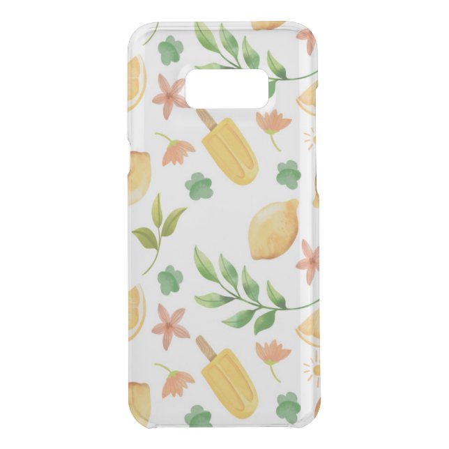 Watercolor Lemons & Popsicles Uncommon Samsung Galaxy Case (Back)