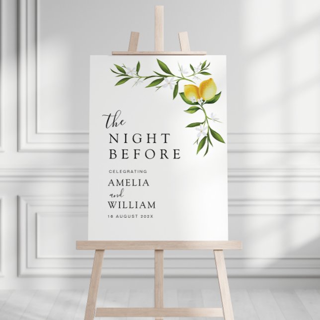 Watercolor lemons rehearsal sign (Creator Uploaded)