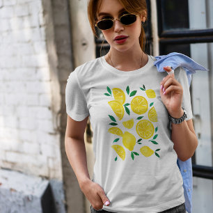 Watercolor lemons - yelllow and green T-Shirt