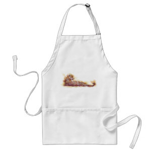 Watercolor Leopard Adult Apron