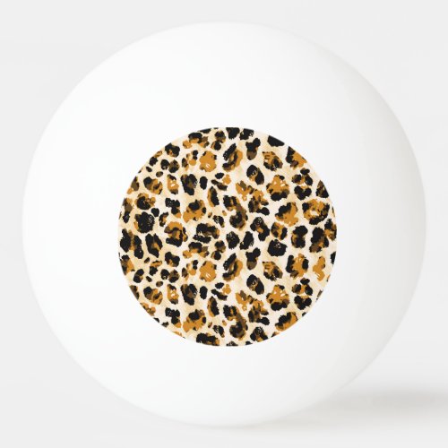 Watercolor leopard skin tie_dye gradient ping pong ball