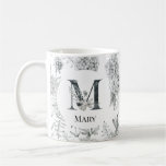 Watercolor letter M Coffee Mug