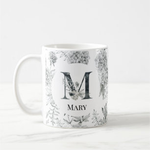 Watercolor letter M Coffee Mug