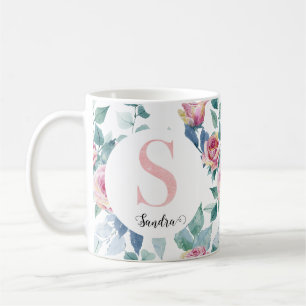 Watercolor letter S Coffee Mug
