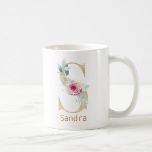 Watercolor letter S Coffee Mug