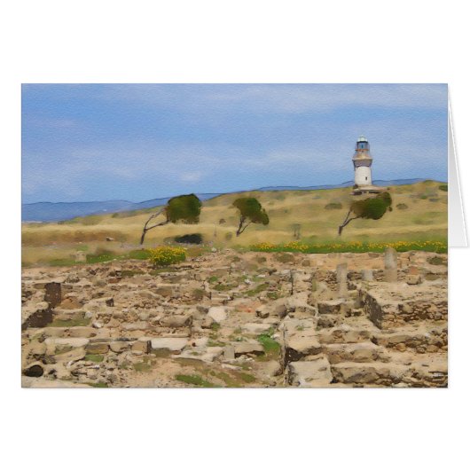 Watercolor lighthouse (Front Horizontal)