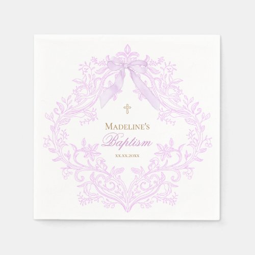  watercolor lilac purple Baptism