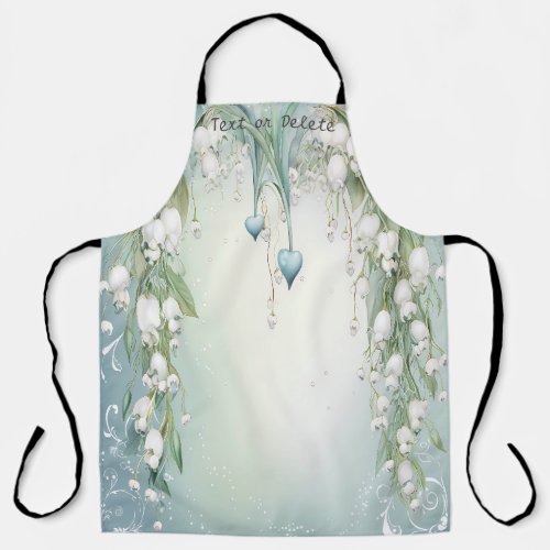 Watercolor Lily of the Valley Apron