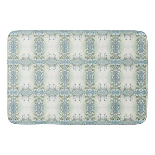Watercolor Lily of the Valley Bath Mat