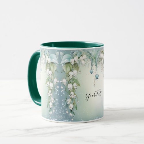 Watercolor Lily of the Valley Coffee Mug