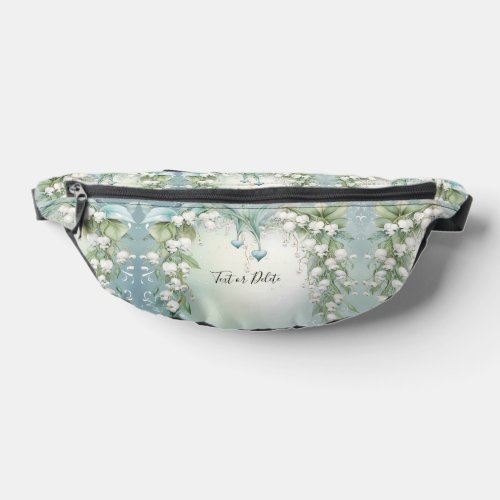 Watercolor Lily of the Valley Fanny Pack