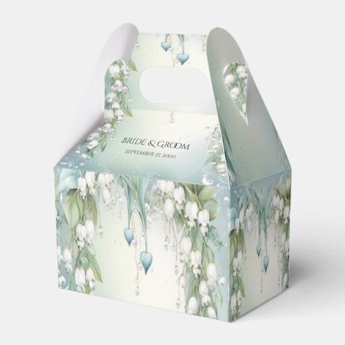 Watercolor Lily of the Valley Favor Box