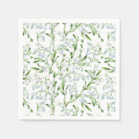 Watercolor Lily of The Valley Flowers