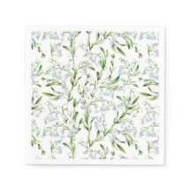 Watercolor Lily of The Valley Flowers