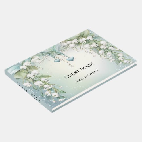 Watercolor Lily of the Valley Guest Book
