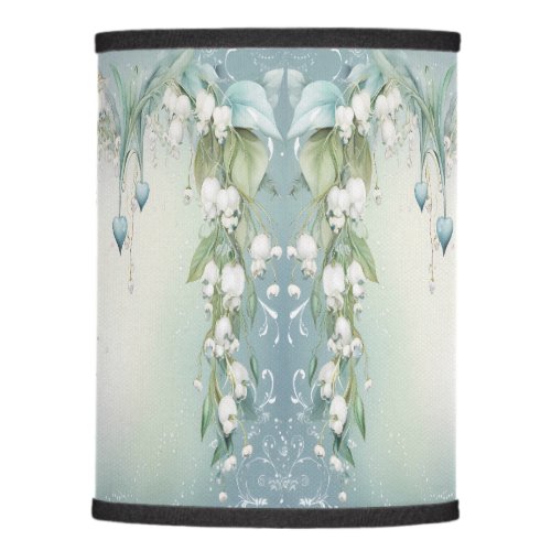 Watercolor Lily of the Valley Lamp Shade