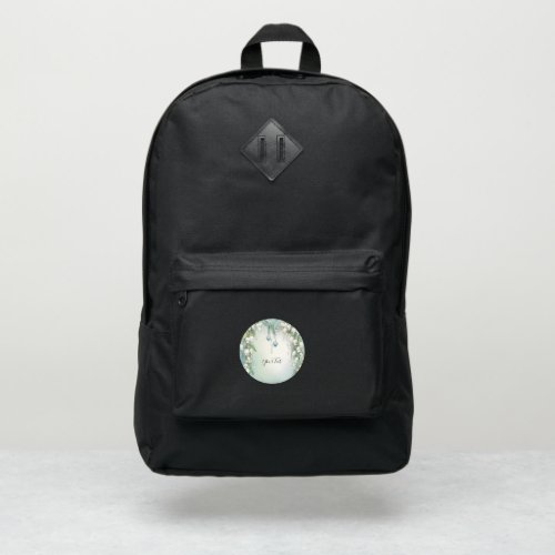 Watercolor Lily of the Valley Port Authority Backpack