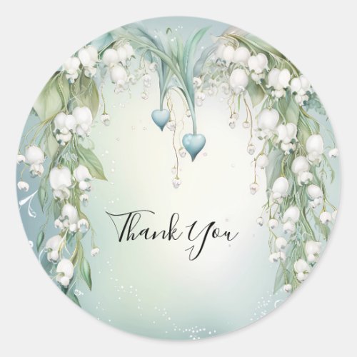 Watercolor Lily of the Valley Sticker