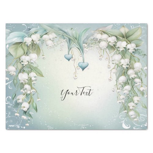 Watercolor Lily of the Valley Tissue Paper